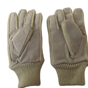 Men’s split cowhide/acrylic knit gloves